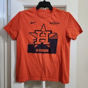 Nike Houston Astros H-Town 2021 World Series Graphic T-Shirt Orange Men’s Medium